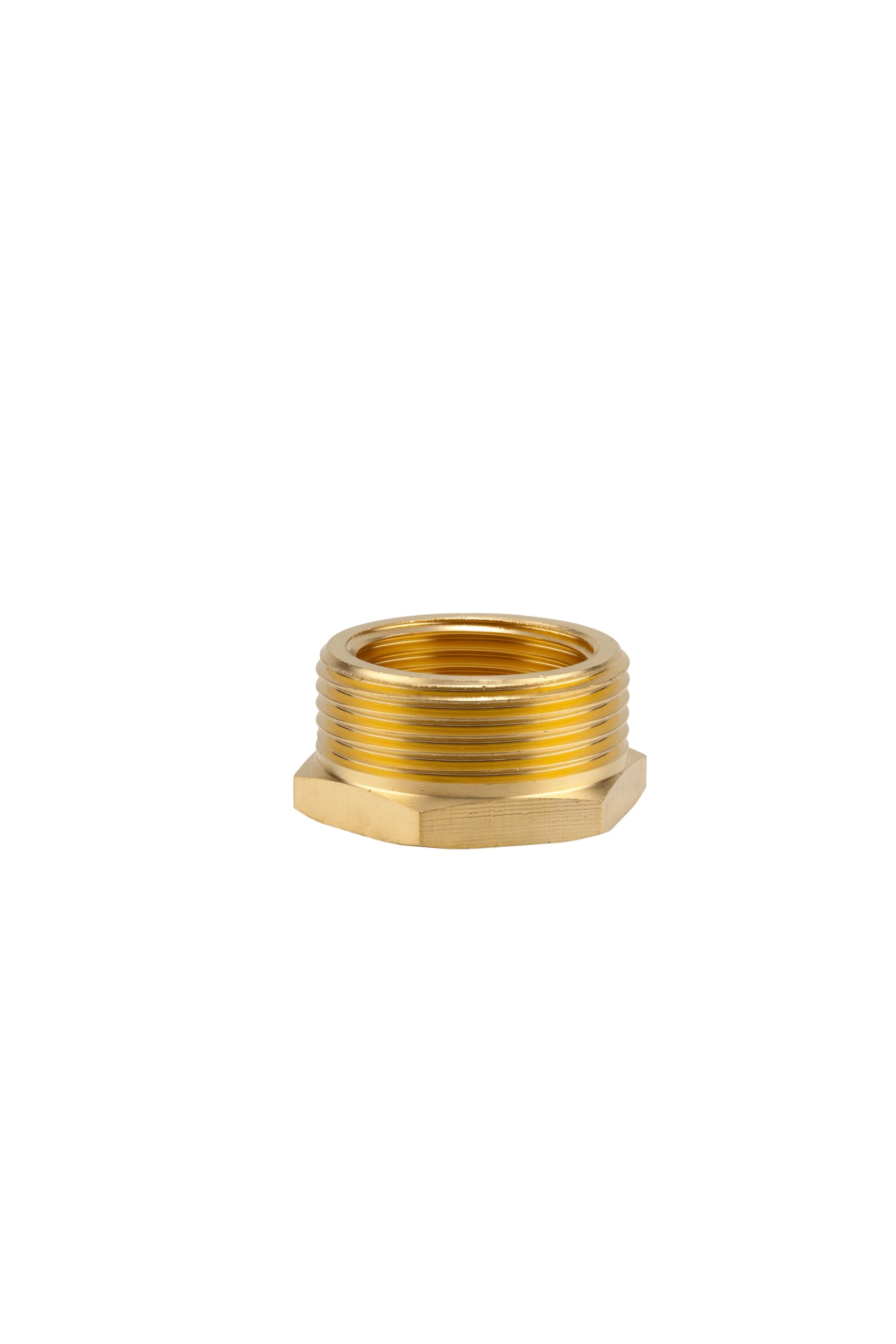 GARDENA 07272-20 Brass Reducer Nipple 1 1/4" OT to 1" IT Threads