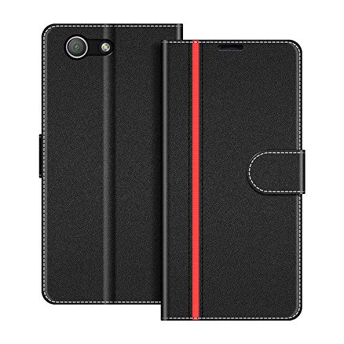 COODIO Funda Sony Xperia Z3 Compact con Tapa, Funda Movil Sony Xperia Z3 Compact, Funda Libro Sony...