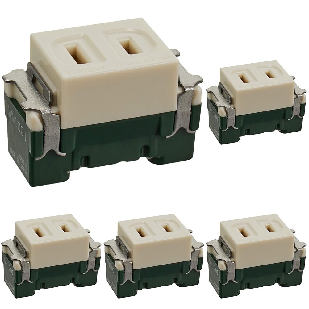 パナソニック フルカラーコンセント (10コ入) WN1001010 (&times; 5)