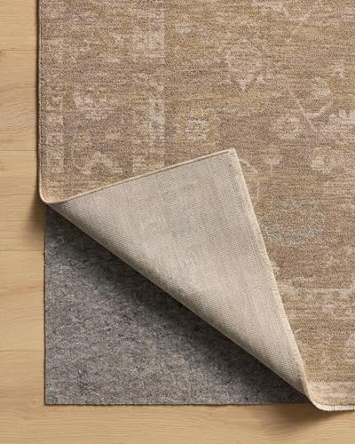 Image of Loloi Chris Loves Julia Louisa Taupe /Gold 9'-6 inch x 13'-1 inch Area Rug
