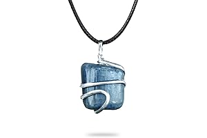 Ayana Crystals Handcrafted Blue Kyanite Necklace
