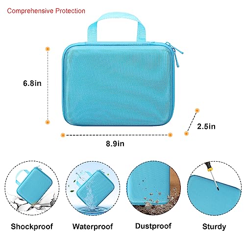 Image of Elonbo Carrying Case ​for Nebulizer Replacement Parts Kits /Asthma Inhaler /Inhaler Spacer Masks /Nebulizer Tubing Mouthpiece Accessories Replacement Set, Handheld Inhaler Nebulizer Bag (Case Only)
