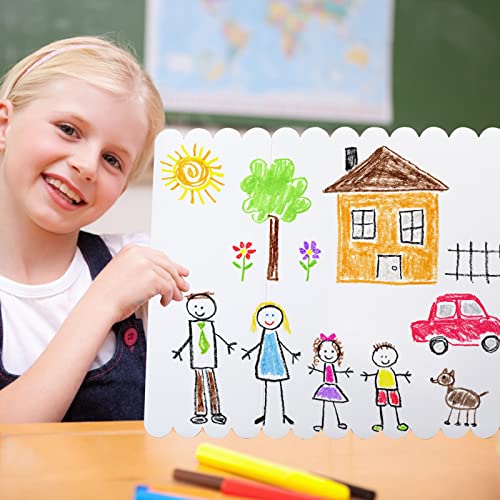 Trifold Poster Board 5 Pack Tri Fold Display White Poster Boards Foldable Presentation Board With 2 Rolls Of Double Sides Adhesive Tape For School, Fun Projects (16 X 24 Inch) #TOP1