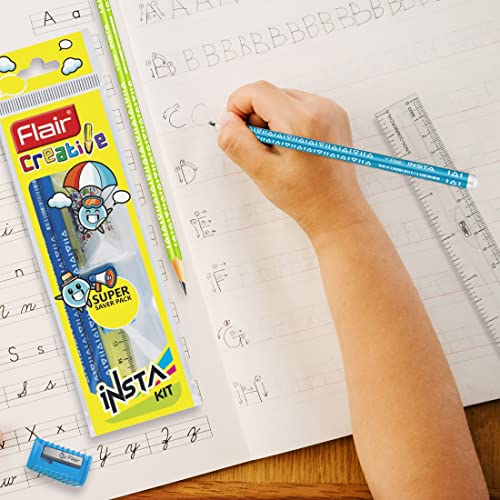 Image of Flair Creative Series Insta Smart Kit | Combination Smart Kit for Your Creative Need | Attractive Stationery Kit | Stationery Kit Ideal for Gifting | Pack of 15