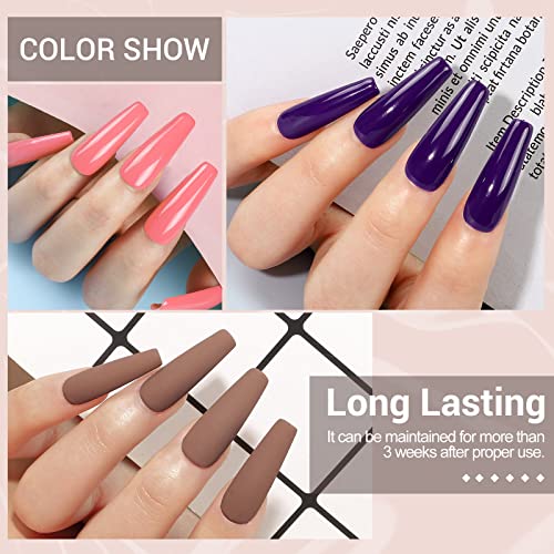 Shelloloh Nagellack-Set, semi-permanent, 32 Stück, Gel-Nagellack, semi-permanent, UV-/LED-Lampe, Basislack, Gel… – Bild 5