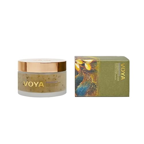 Miniatura 2 de VOYA Effervescence Exfoliante nutritivo de azúcar, orgánico, lavanda, naranja, exfoliante corporal, 8.82 oz