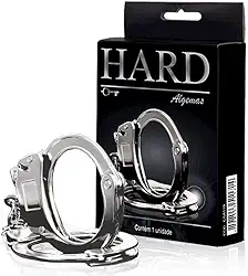 HARD - Algema Sensual Em Metal Reforçada Cromado REF:HA109MC