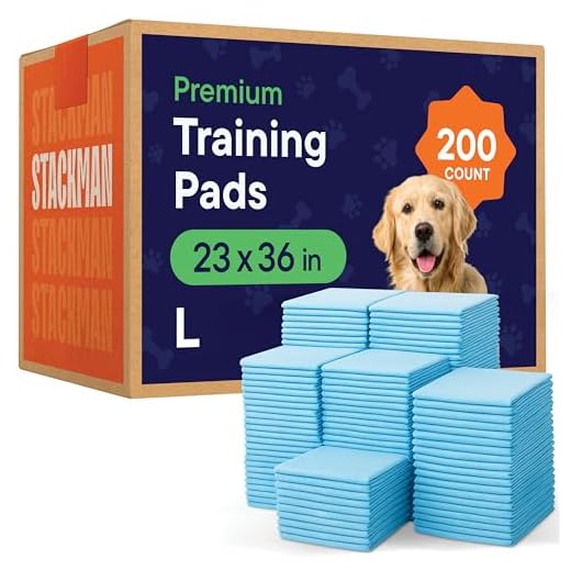 Puppy Pads Pet Pee Pads 23"x36" [200-Count] Pet Training Disposable Pads, Medium Breed Pad, Leak-Proof, Bulk Case Pack - for Cocker Spaniels, Beagles, French Bulldogs, Heavy Duty Surface Protector
