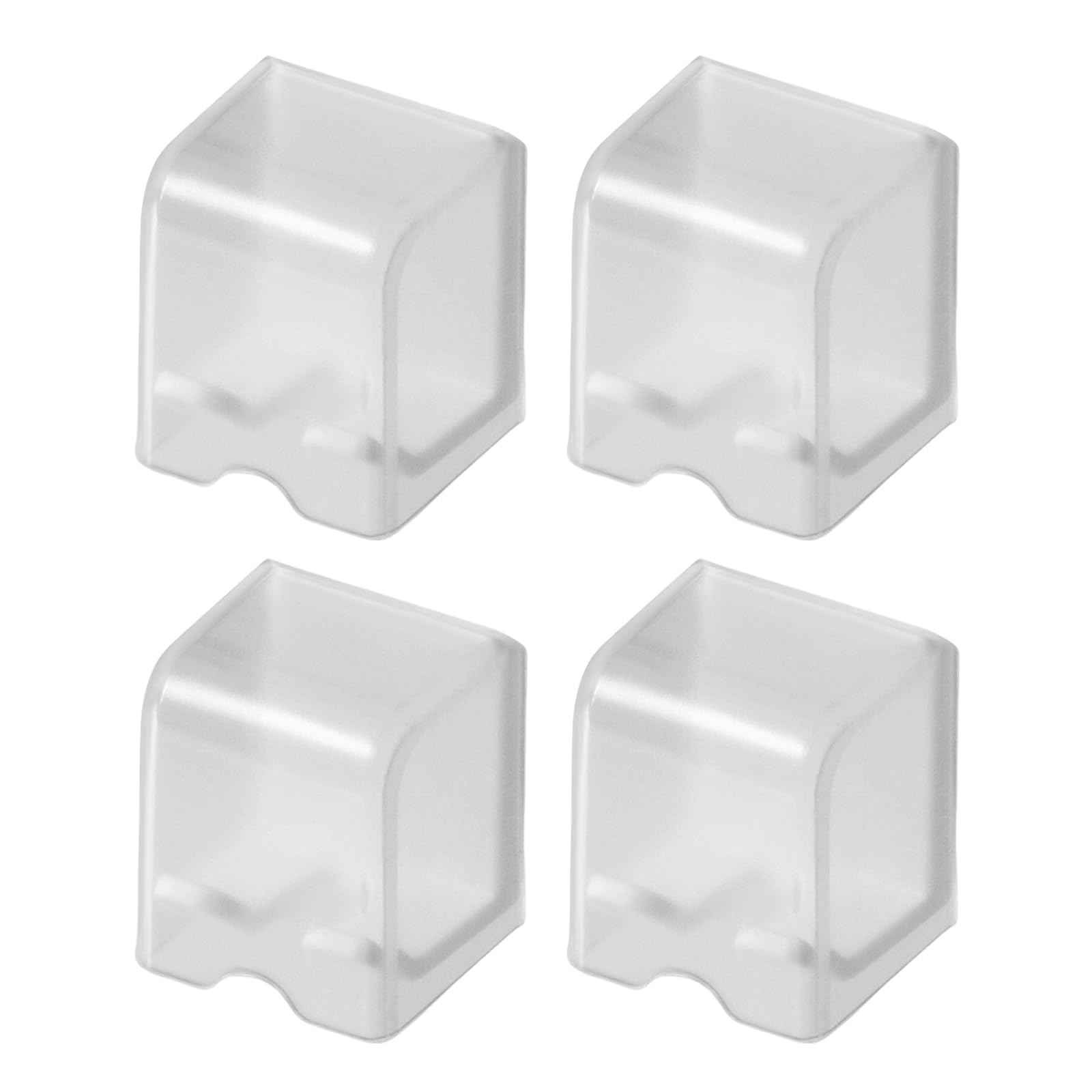 4pcs Wall Toothbrush Holder Set Dustproof Designs Storage Rack Easy Access and Space Saving Solution for Bathroom Wall Mount