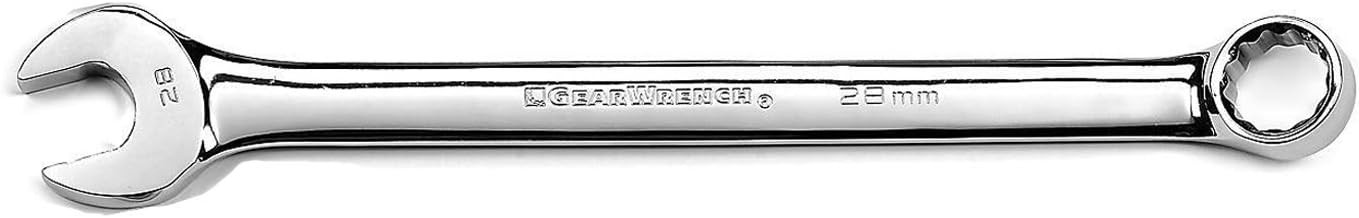 GEARWRENCH 12 Pt. Long Pattern Combination Wrench, 28mm - 81753