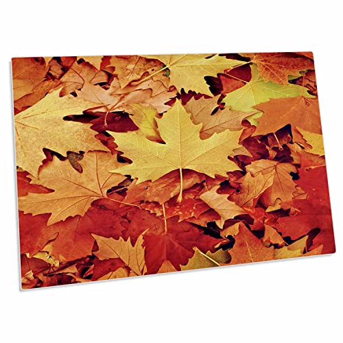 Autumn Colorful Leaves Desk Pad 58.4x40.6 cm