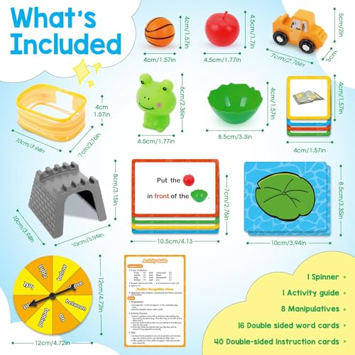 Broytain Positional Words Learning Set para Niños 4+ miniatura 4
