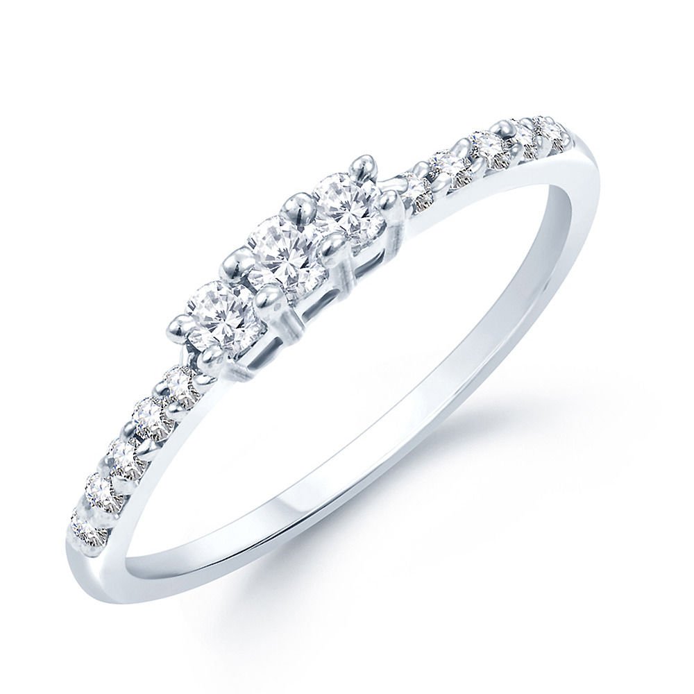 Sukkhi Incredible Rhodium Plated Set of 4 Cz Ring Combo for Women (288CB1300_8) 1
