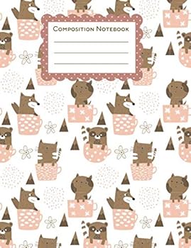 Paperback Composition Notebook: Cute Wide Ruled Paper Notebook Journal | Wide Blank Lined Workbook for Teens Kids Students Girls for Home School College for Writing Notes| 7.44 x 9.69 Inches (between A4 and A5) Book