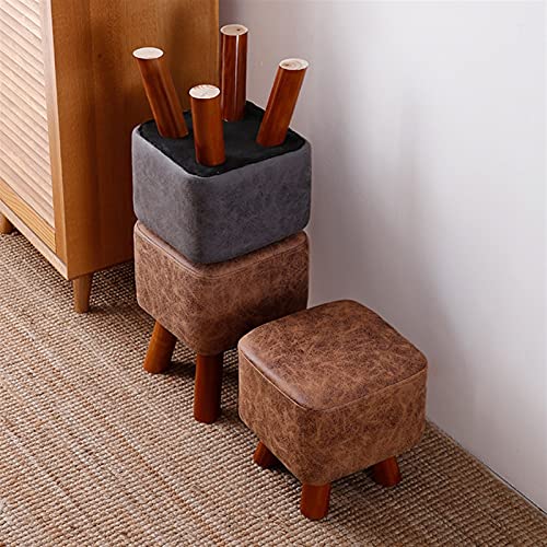 Banc à chaussures et tabouret cube de salon pour une entrée rangée - 4