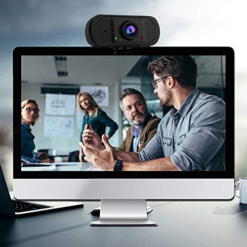 RuleaxAsi Gravação e gravação de vídeo widescreen de webcam em vídeo HD de 1080P para desktop ou lap