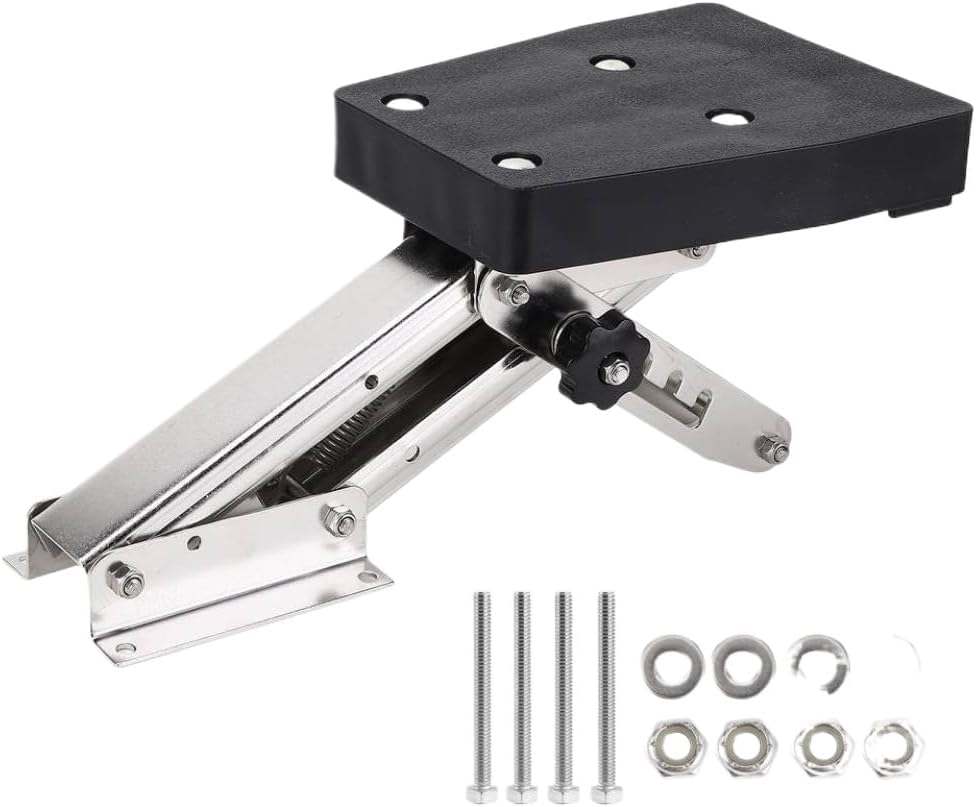 Boat Motor Stand Bracket 304 Stainless Steel 2 110 Lbs Compatible with 2-Stroke Outboard Engine