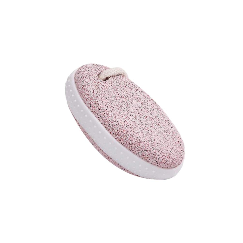 HEALLILY Pumice Stone for Feet Oval Foot Scrubber Exfoliating Dry Dead Skin Remover for Hands Heels Body Foot Care Tool Pink - Image 3