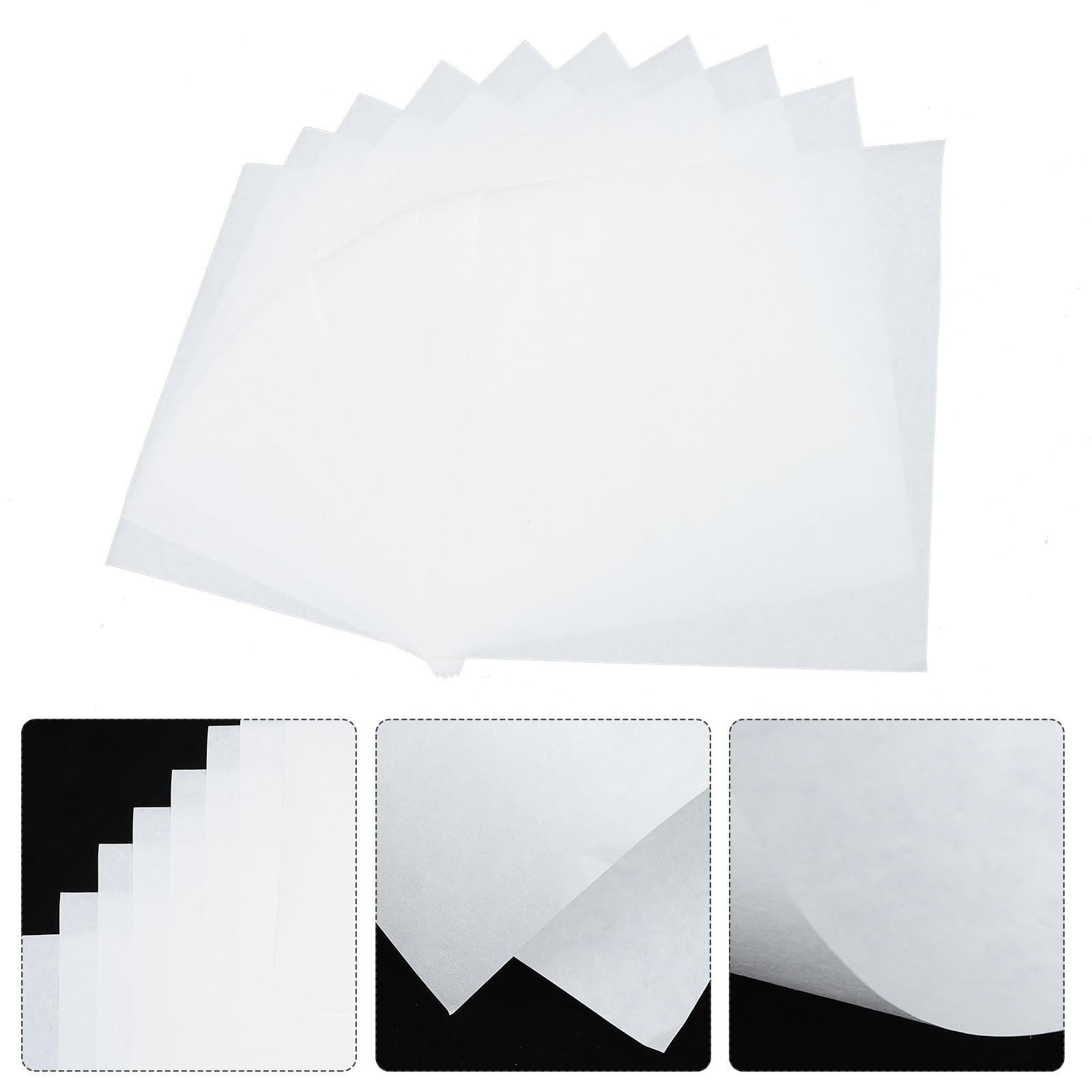 Feuilles de Papier Filtre Qualitatif Blanc Papier Absorbant Pratique et Fiable Lot de 30 pour Laboratoire pour Expériences Scientifiques Simples