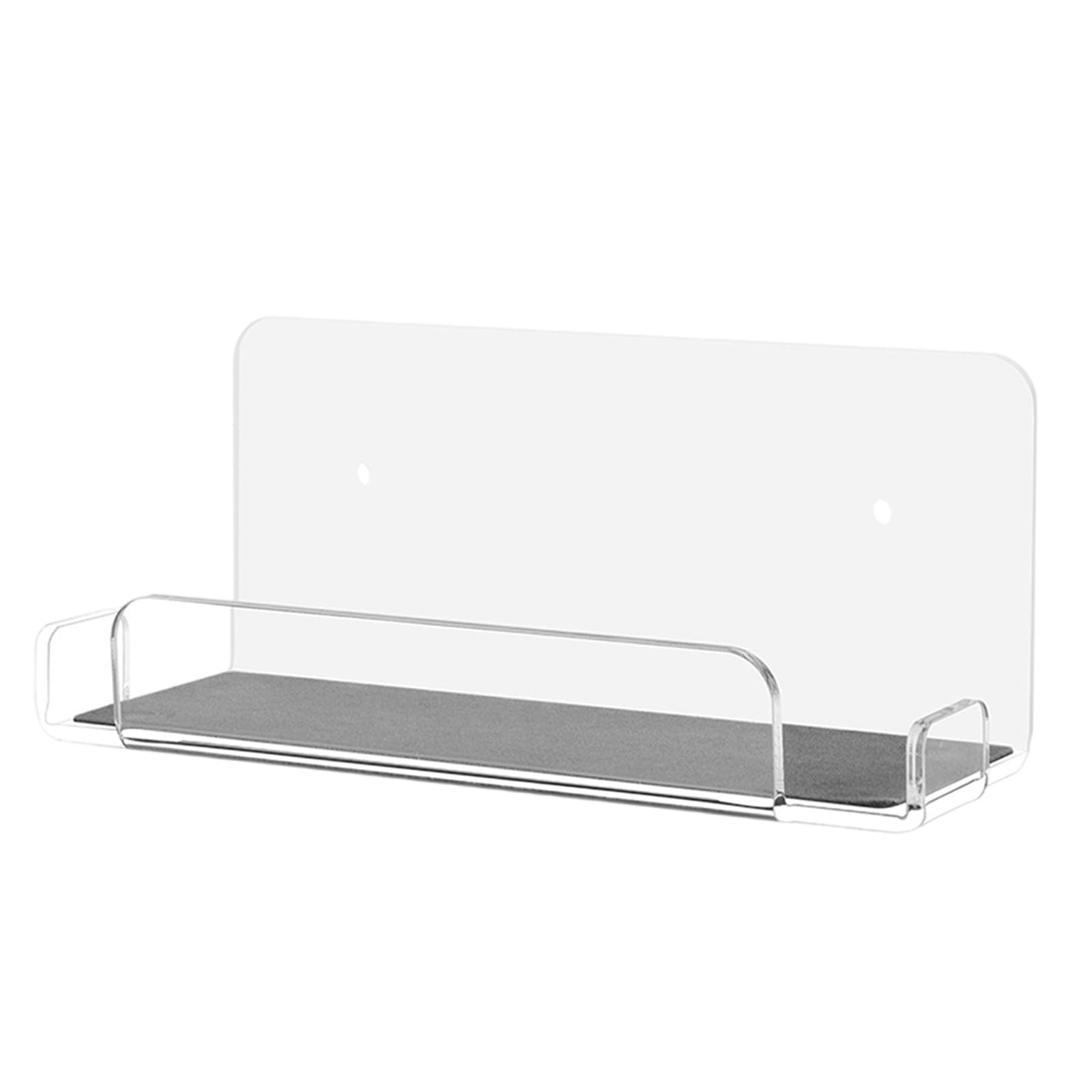 Supporto da parete in acrilico per Nintendo Switch Dock - Mensola salvaspazio con facile installazione, compatibile con Switch 1/2, nero