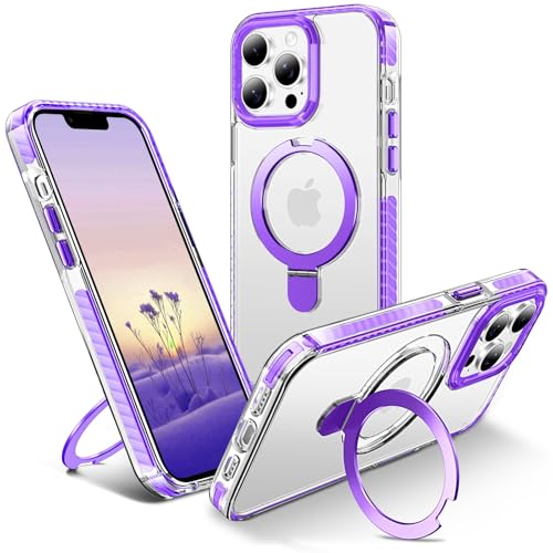 Coque iPhone 12 Pro Max antichoc transparente UMIONE avec anneau support