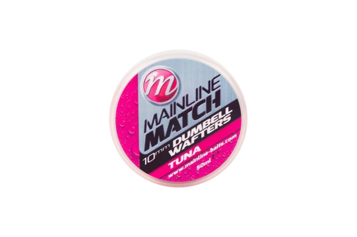 Mainline Match Dumbell Wafters: Tuna - Pink: 10mm