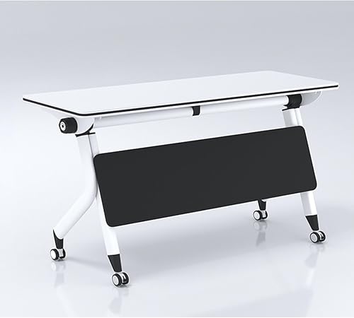 CHYDDU Folding Table Conference Table Modern,Folding Desk Table,Folding Conferen
