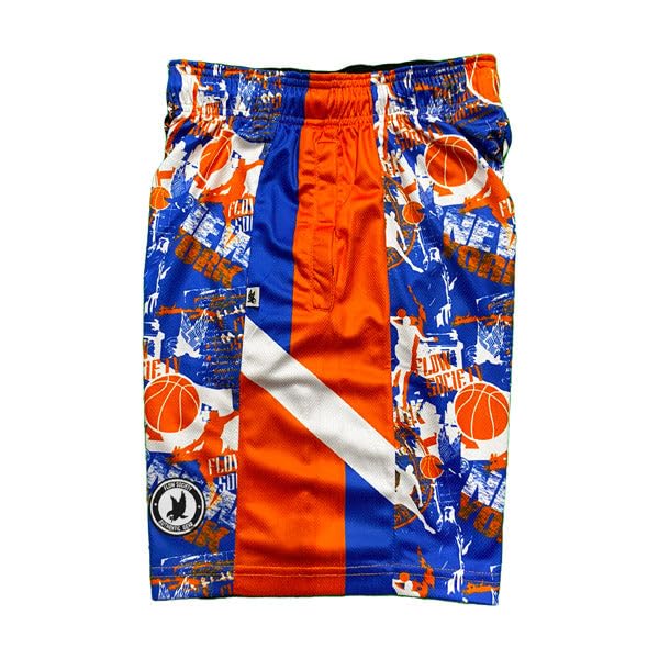 Flow Society Boys NY Hoops Attack Short Blue - Basketball - Athletic Shorts - Gym - Boys2