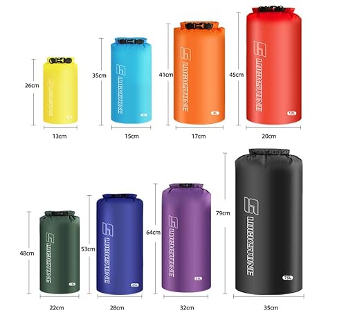 Yundxi ドライバッグ 5L 青色