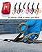 MEUUT 2 pcs Medical Scissors Trauma Shears for Left and Right Hand-8 inches Bandage Scissor Heavy Duty, Surgical Grade Shears Stainless Steel EMT Scissors for Doctors Nurses EMT Workers