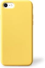 MINTY iPhone SE 3rd and 2nd Generation Case, iPhone 8, iPhone 7 Case, Compatible with All 4 Models, Silicone, Shockproof, Fingerprint Prevention, Honey Lemon