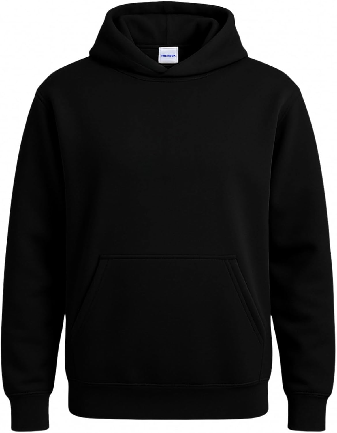 Unisex Fleece Hoodie for Men Women | Black White Navy Pullover Hooded Sweatshirt | Casual Hoody with Pockets
