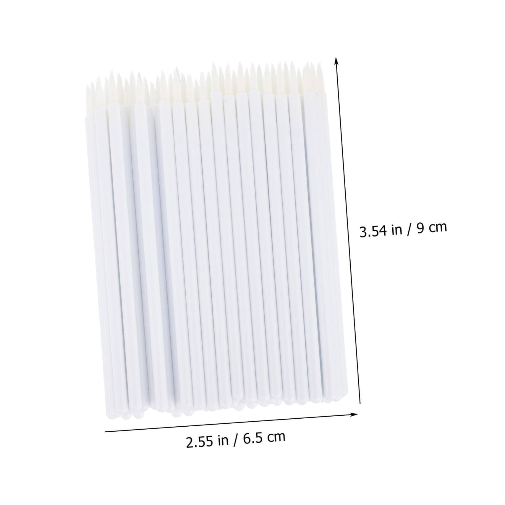 Baluue Eyeliner Tool Applicator Eyeliner Brush Set 100pcs Makeup Brushes for Eye Lip Liner