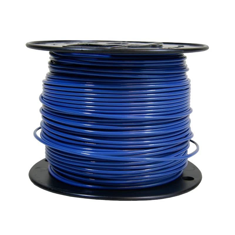 Paladin 12 AWG Gauge Copper Stranded Building Wire 500' FT Roll THHN/THWN 600 Volt - UL Listed (Black)