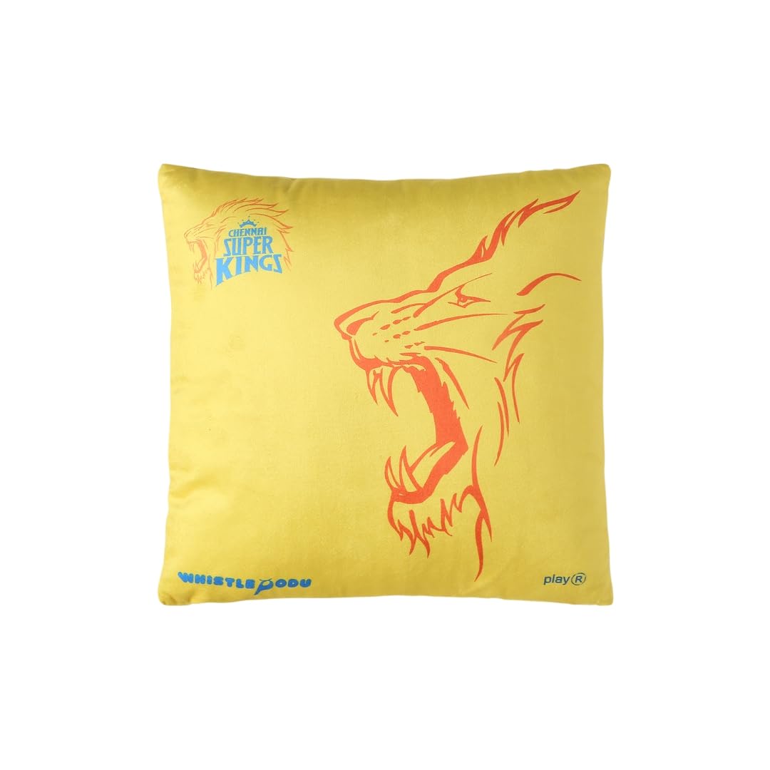 playR Chennai Super Kings - Back Cushion (Big) - PRBackC-CSK-01