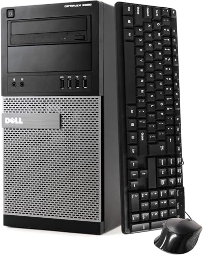 Dell OptiPlex 9020 Mini Tower PC de escritorio, Intel Core i7-4790, 8 GB de RAM, 500 GB SSD, WiFi, Bluetooth, teclado QWERTY de EE. UU., Windows 11 Pro (reacondicionado)