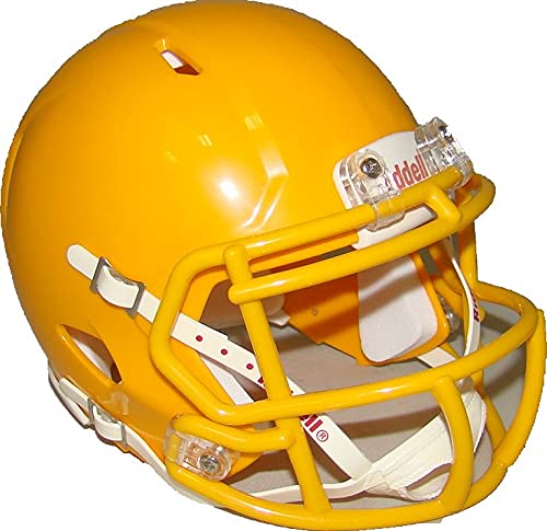blue and yellow plastic football helmets Green Bay Gold with Mask Blank Riddell Revolution Speed Mini Helmet (Decorative Mini Helmet - NOT Wearable Chloe Drew Small Leather of course Color:Pinkalicious meta-infinityprice-1425