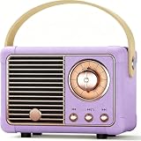Altoparlante Bluetooth vintage, regalo per donne, adolescenti, ragazze, accessori da scrivania, mini altoparlante portatile wireless per cucina, camera da letto, ufficio, decorazione retrò, regalo di
