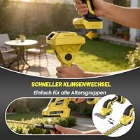 4 in 1 Akku Heckenschere Hochentaster für Makita 18V, als Strauchschere – Ansicht 7