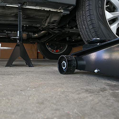 Image of Pro Lift G-4630JSCB 3 Ton Heavy Duty Floor Jack /Jack Stands and Creeper Combo - Great for Service Garage Home Uses - Black