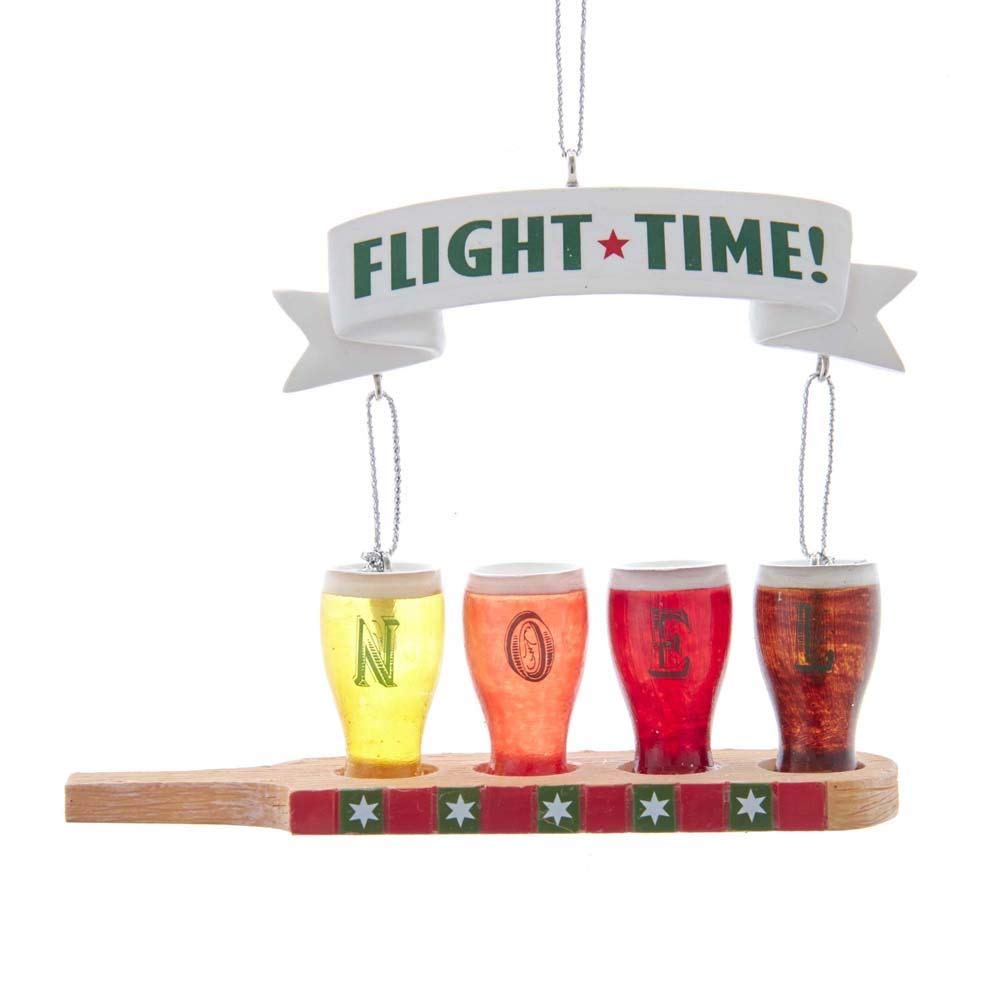 Verres à bière Flight Time Kurt Adler ornement sapin original