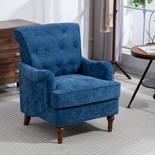 Sillón Confort Tela Azul miniatura 1