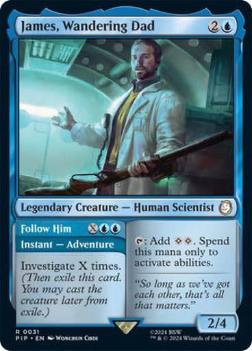 James, Wandering Dad // Follow Him (031) MTG