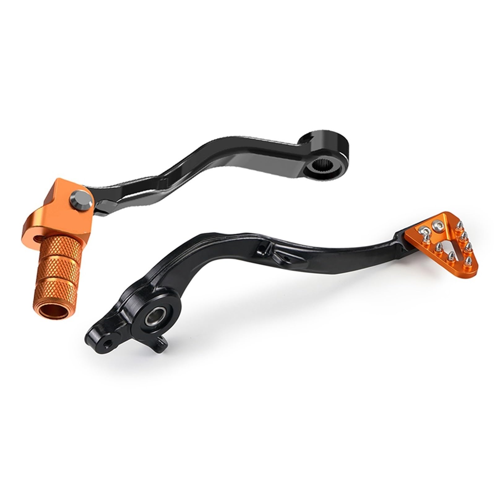 Hsyduhae Orange Set Motorbike Brake Levers Fit For Husq&Varna Te 300 250 Exc 300Exc Xcw For Gasgas Ec Forged Shift Lever Brake Pedal 2024-2025(Orange Set)