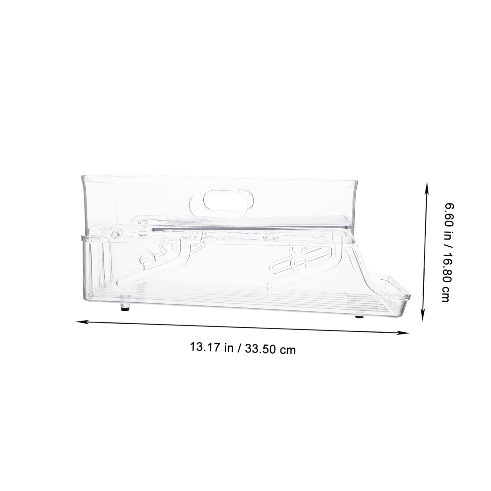 MAGICLULU Beverage Can Holder for Refrigerator Rolling Drink Organizer Soda Can Dispenser Rack Compact Can Storage