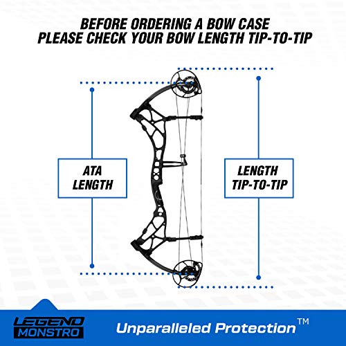 image for Legend Monstro Compound Bow Soft Case with Protective Padding - 44” 