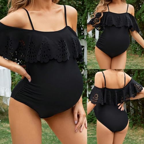 Maillot de bain de maternité extensible pour future maman active