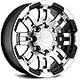 Vision Warrior 375 Gloss Black Machined Face Wheel (16x8'/6x139.7mm)