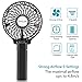 OPOLAR Small Hand Held Battery Fan, Rechargeable Portable Travel Fan with 2200mAh Battery, Foldable, 3 Settings, Powerful Airflow, Ideal for Trip, Disney, Football Game Use- (Total 2 Batteries)