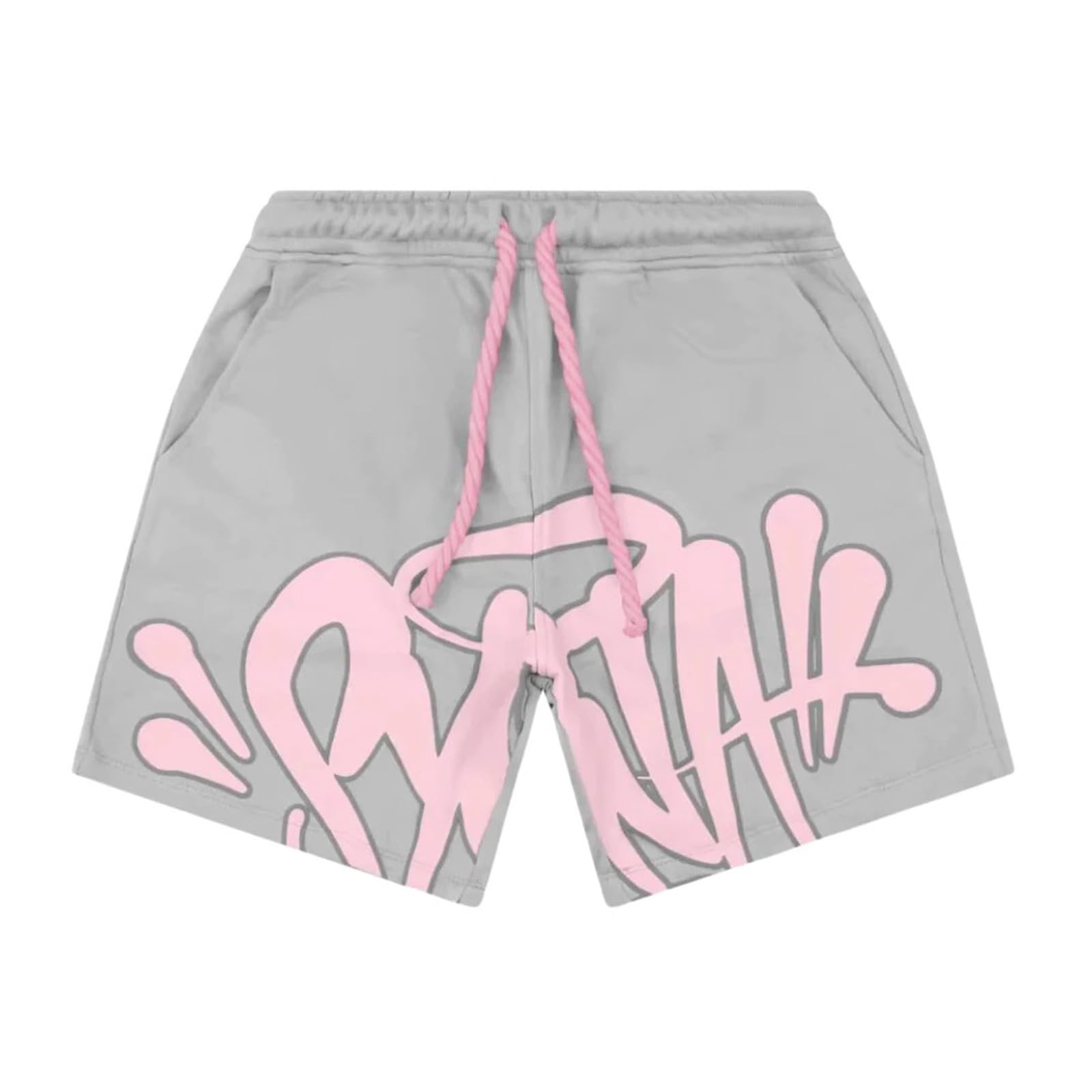 Générique Ensemble 2 Pièces Homme Femme D'Été Y2K Hip Hop, T-Shirt Et Short Imprimé avec Poche T-Shirt Et Short pour Plage et Sport Jogging Streetwear Ensemble